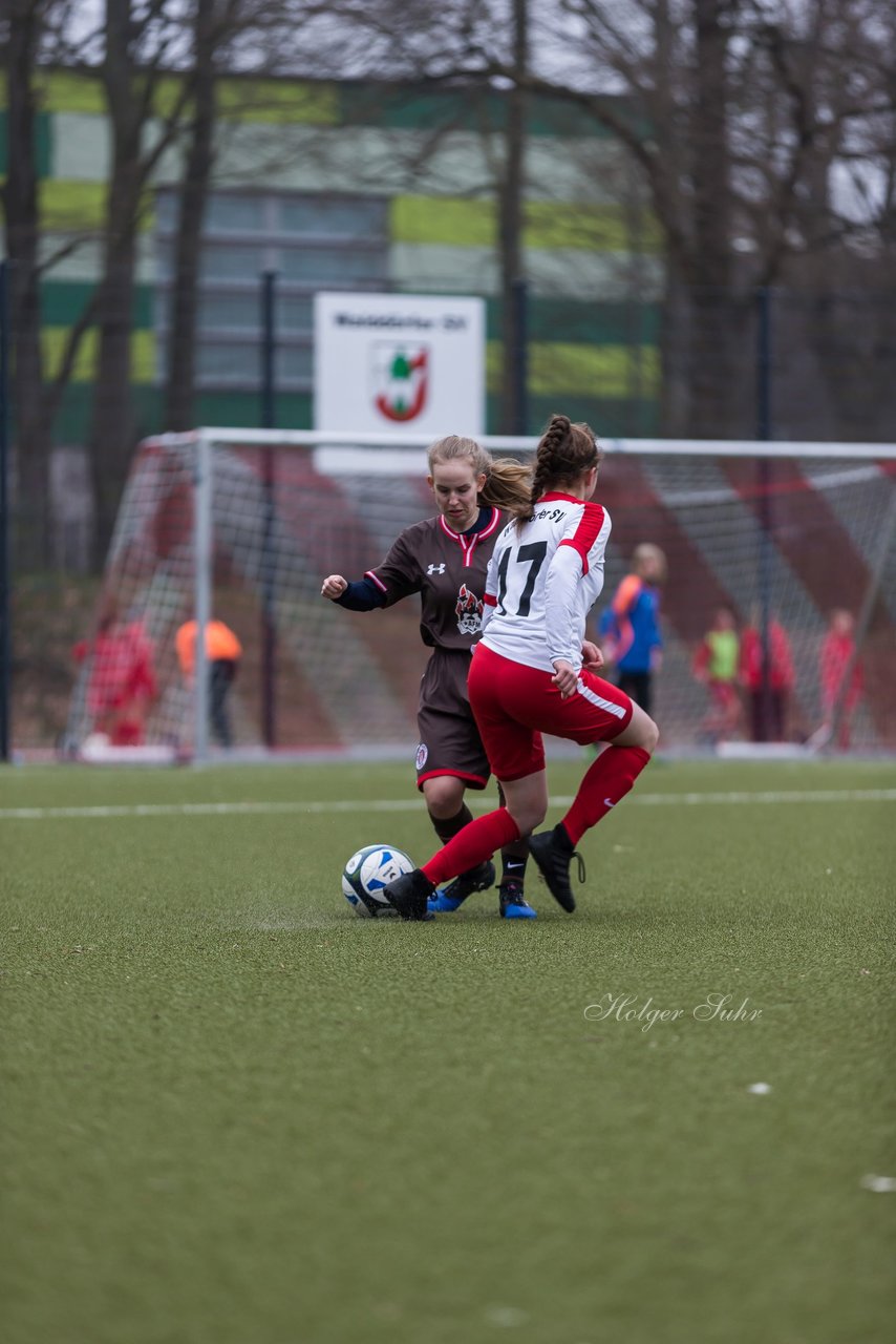 Bild 341 - B-Juniorinnen Walddoerfer - St.Pauli : Ergebnis: 4:1